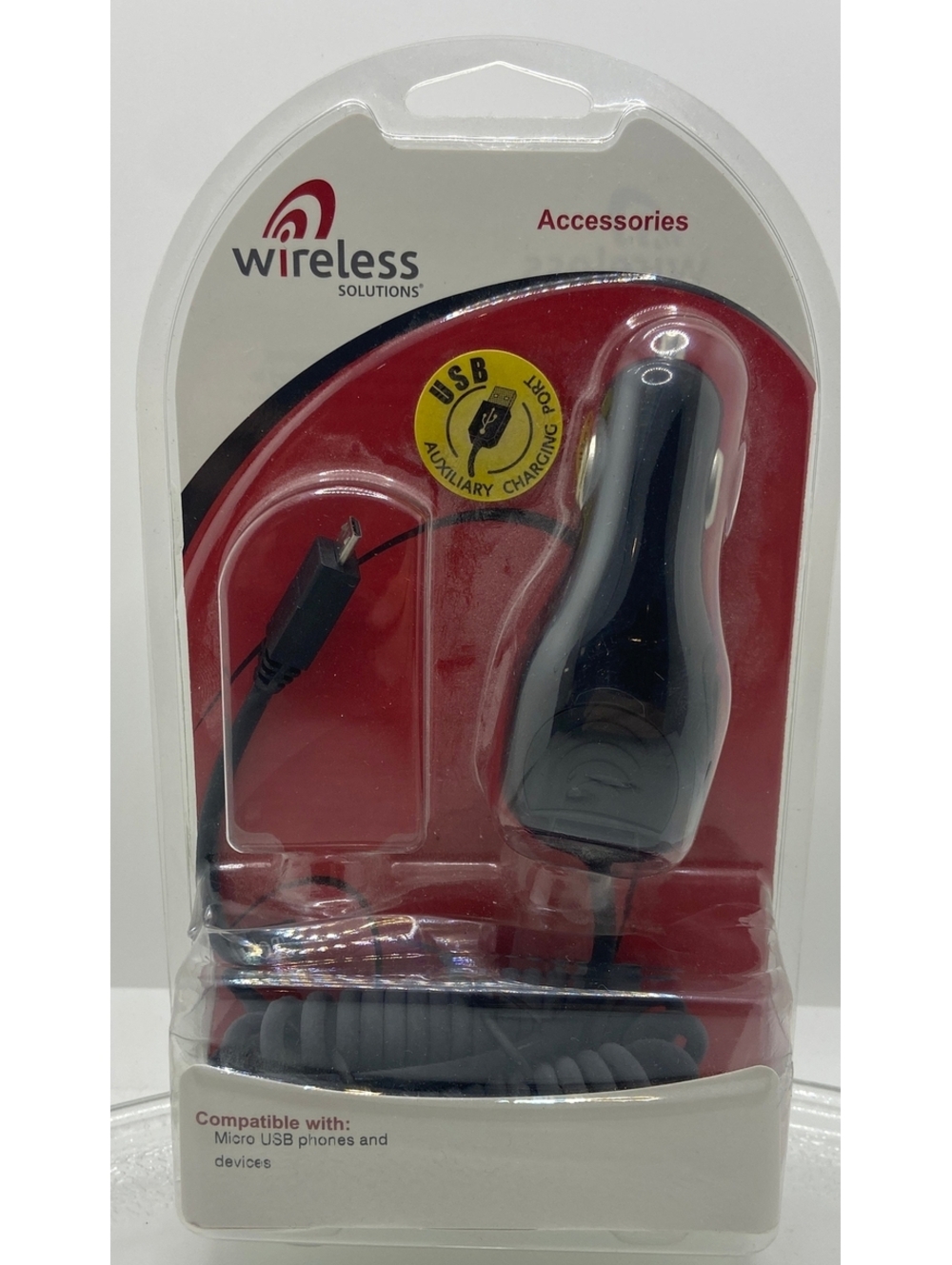 Wireless Solutions Micro USB Cigarette Port Car Charger